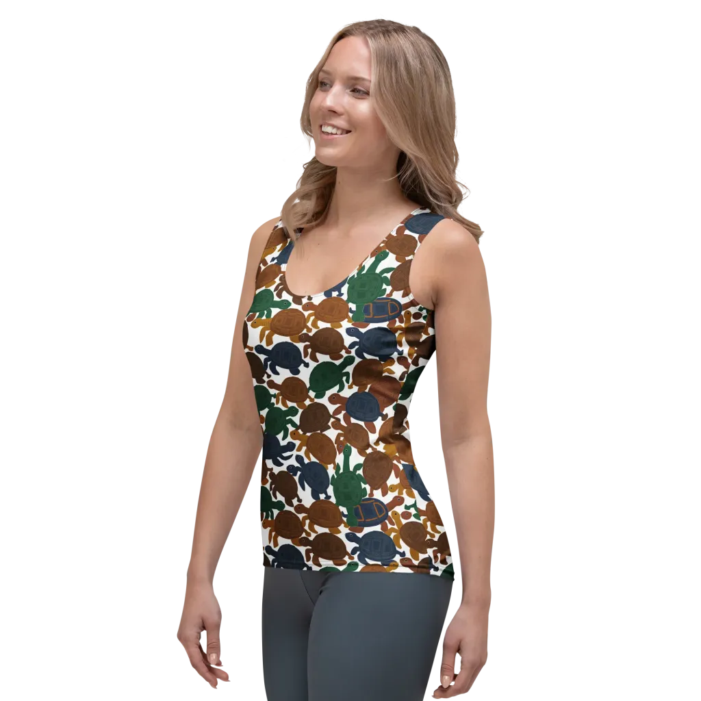 Carapace Club on Women's Tank Top — Left Front