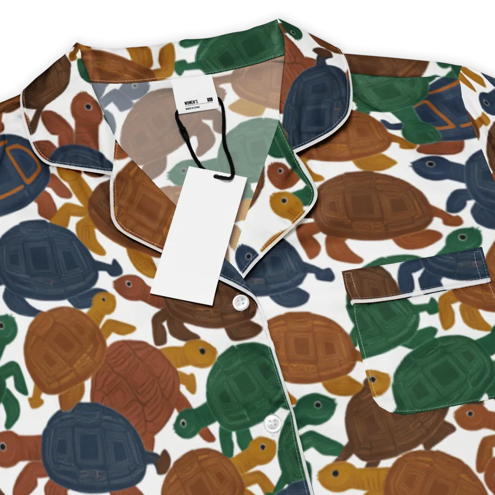 Carapace Club on Women's Short Sleeve Pajama Top — Product details