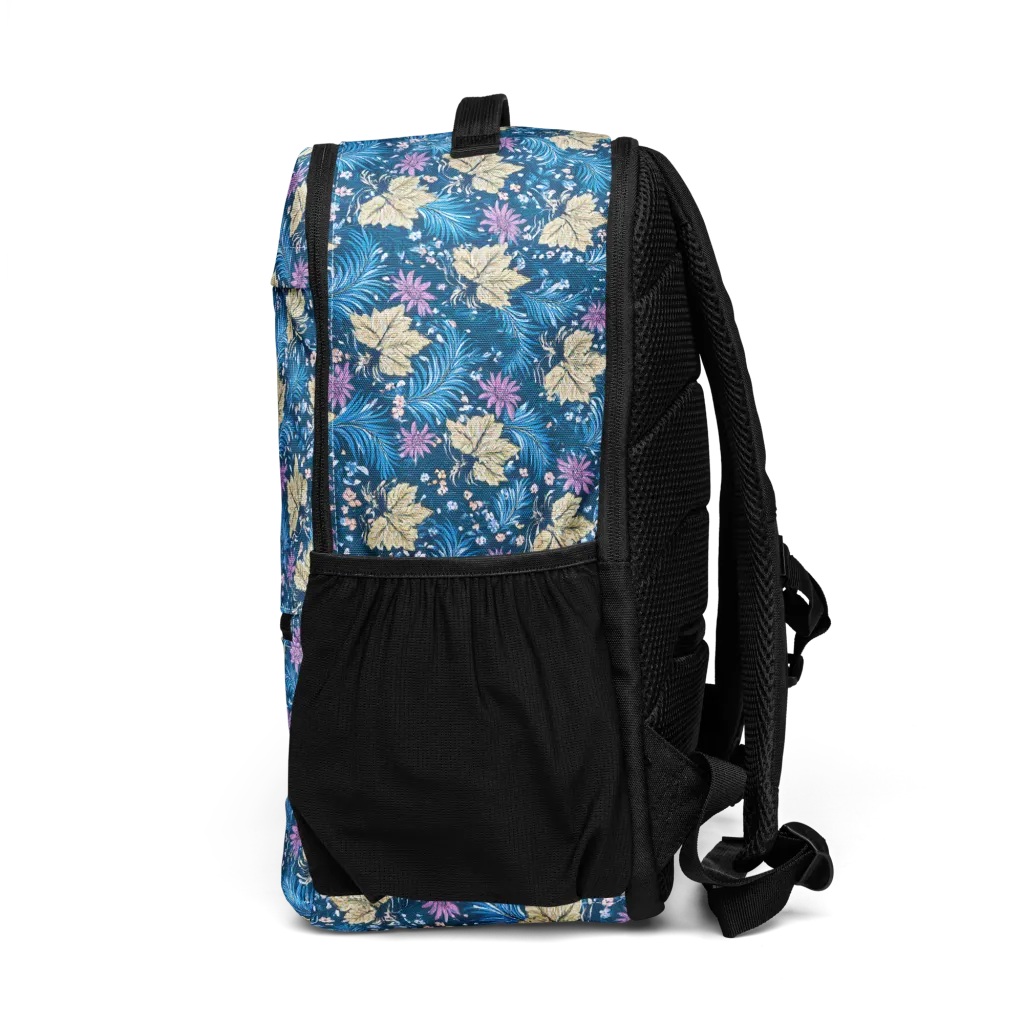 Midnight Meadow on Utility Backpack — Left