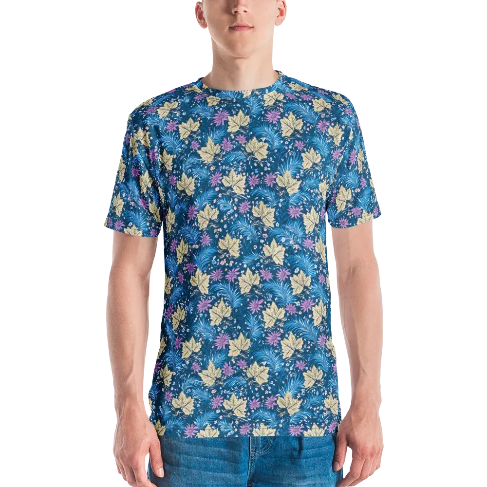 Midnight Meadow on Men's Crew Neck T-Shirt — Front
