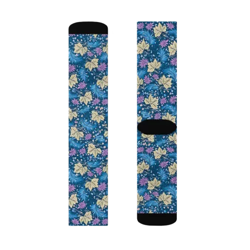 Midnight Meadow on a Socks