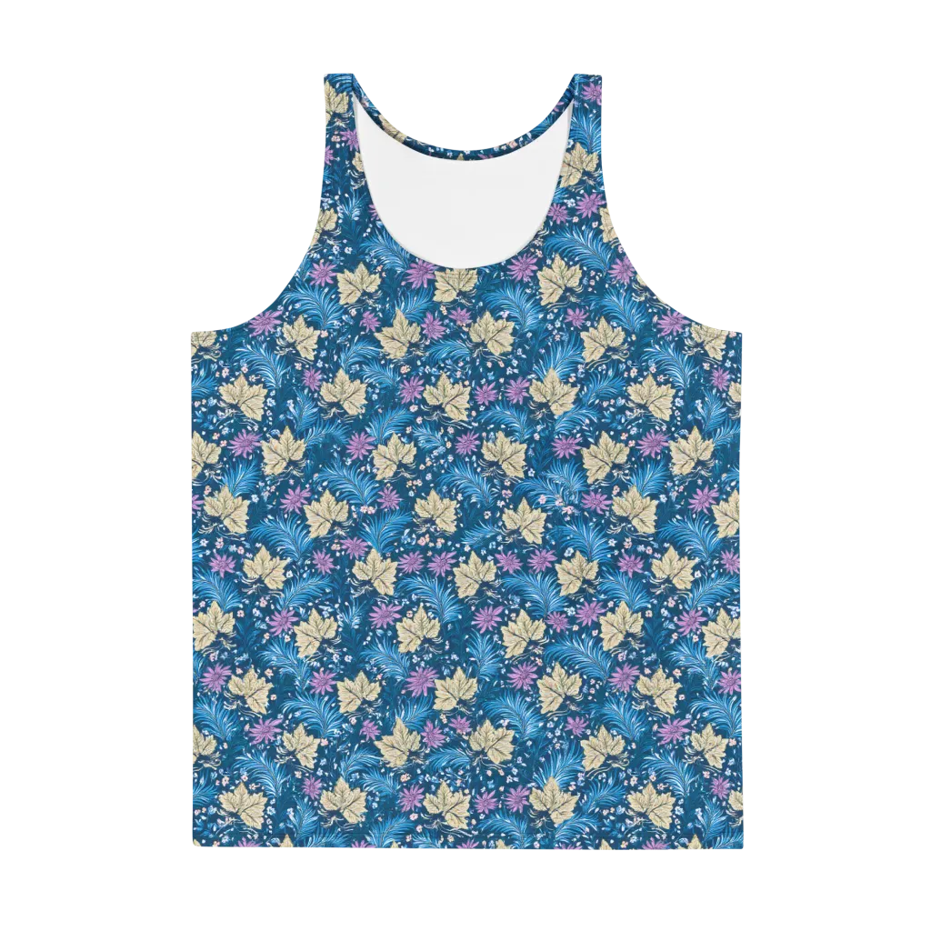 Midnight Meadow on Men's Tank Top — Front