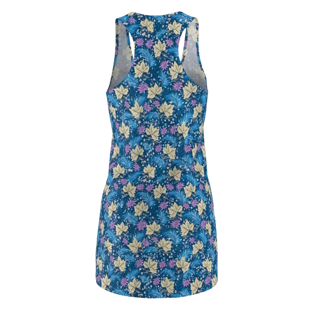 Midnight Meadow on Racerback Dress — Back