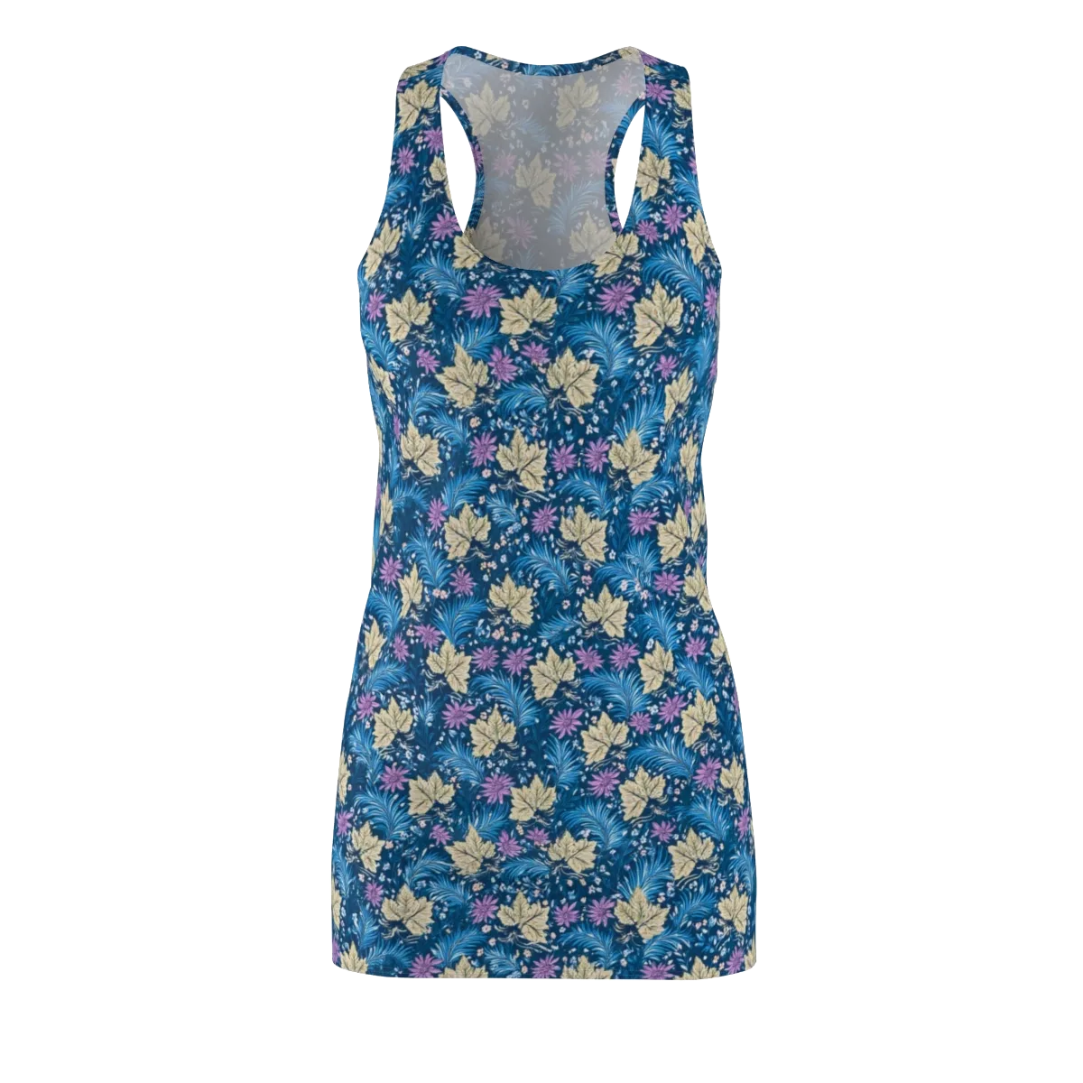 Midnight Meadow on Racerback Dress — Front