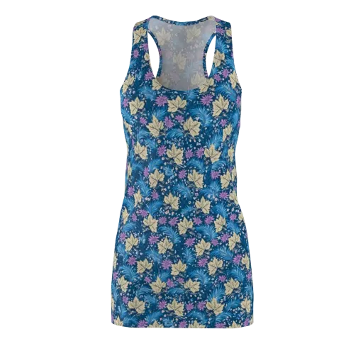 Midnight Meadow on a Racerback Dress