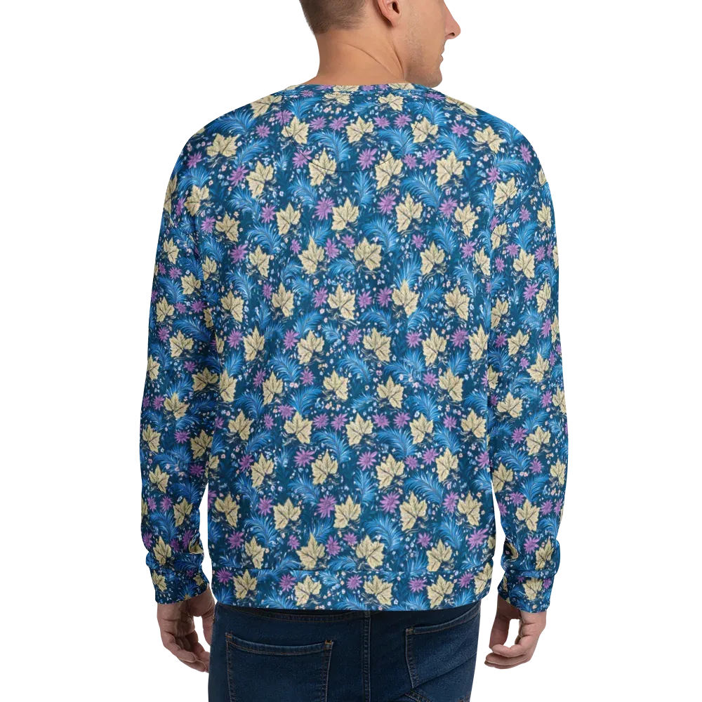 Midnight Meadow on Sweatshirt — Back