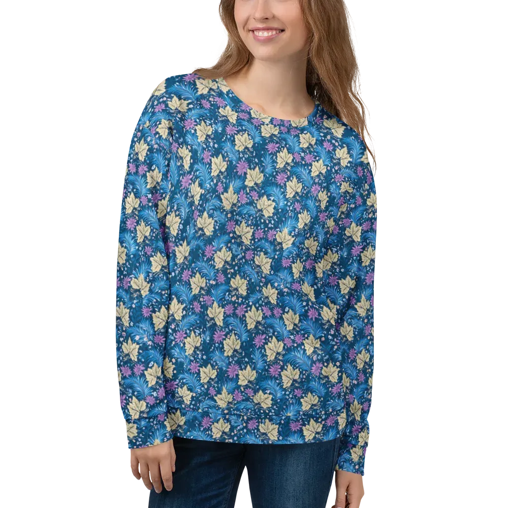Midnight Meadow on Sweatshirt — Front