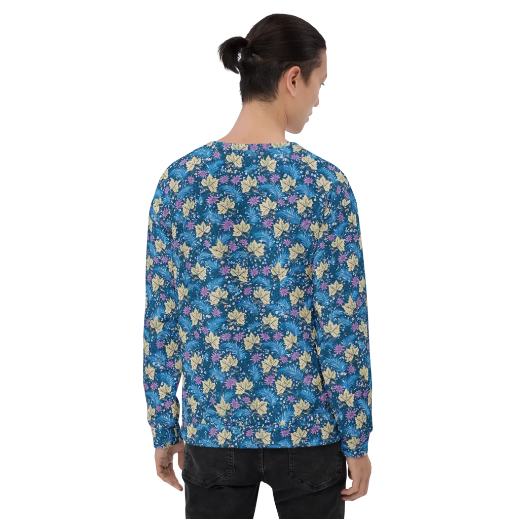Midnight Meadow on Sweatshirt — Back