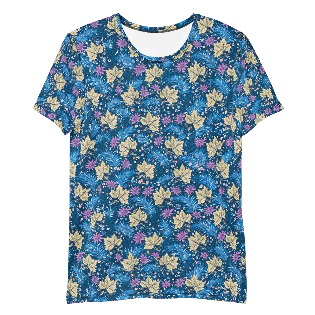 Midnight Meadow on Men's Athletic T-Shirt — Front