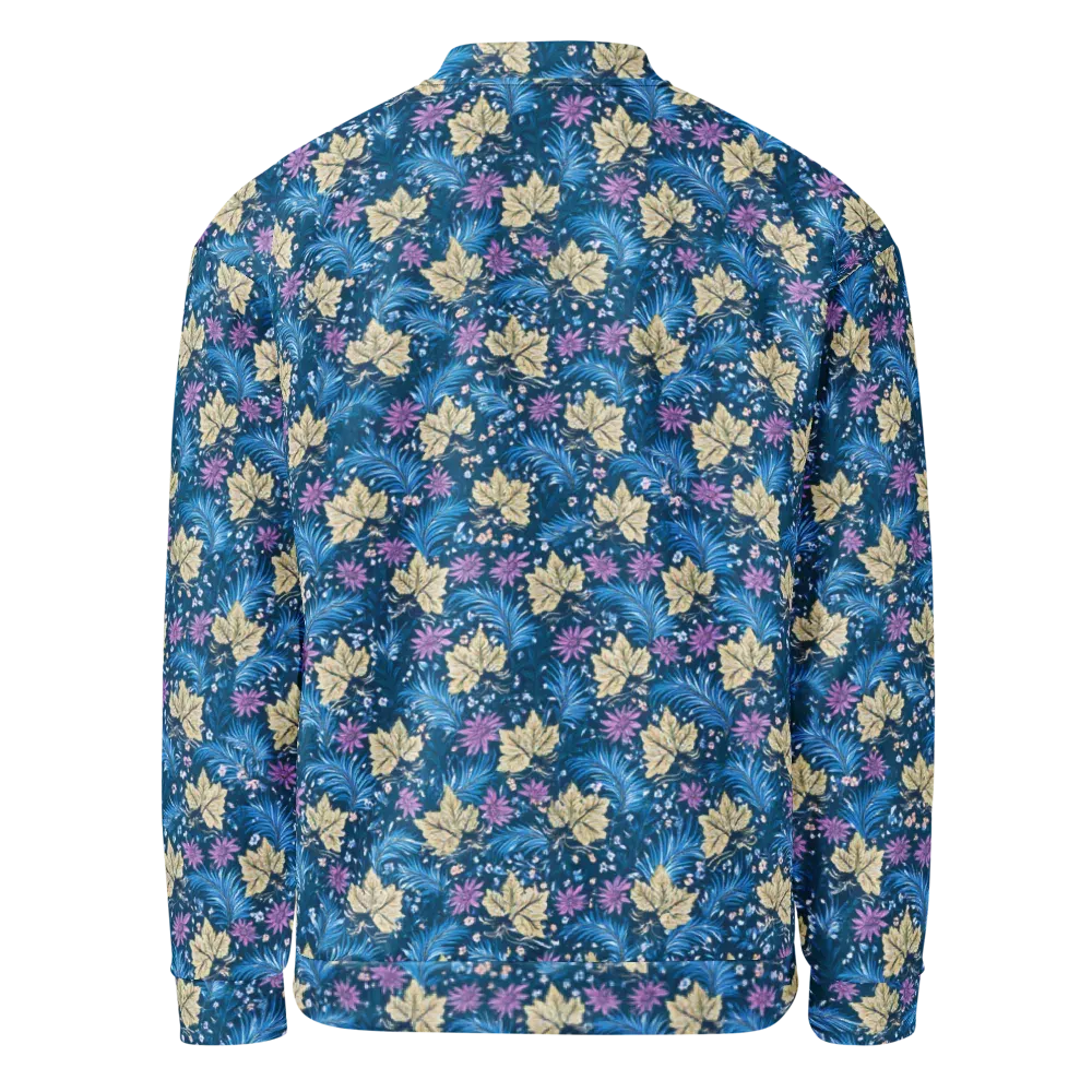 Midnight Meadow on Bomber Jacket — Back