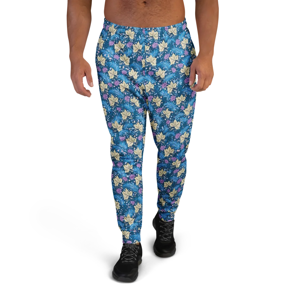 Midnight Meadow on Men's Joggers — Front