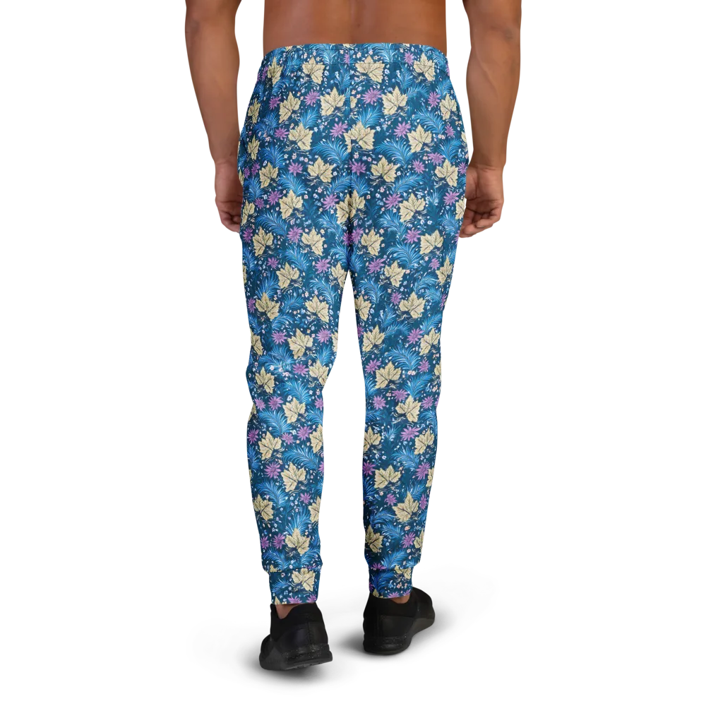 Midnight Meadow on Men's Joggers — Back