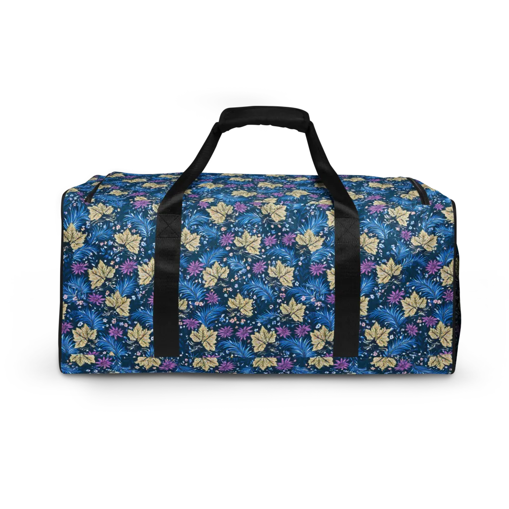 Midnight Meadow on Duffle Bag — Back