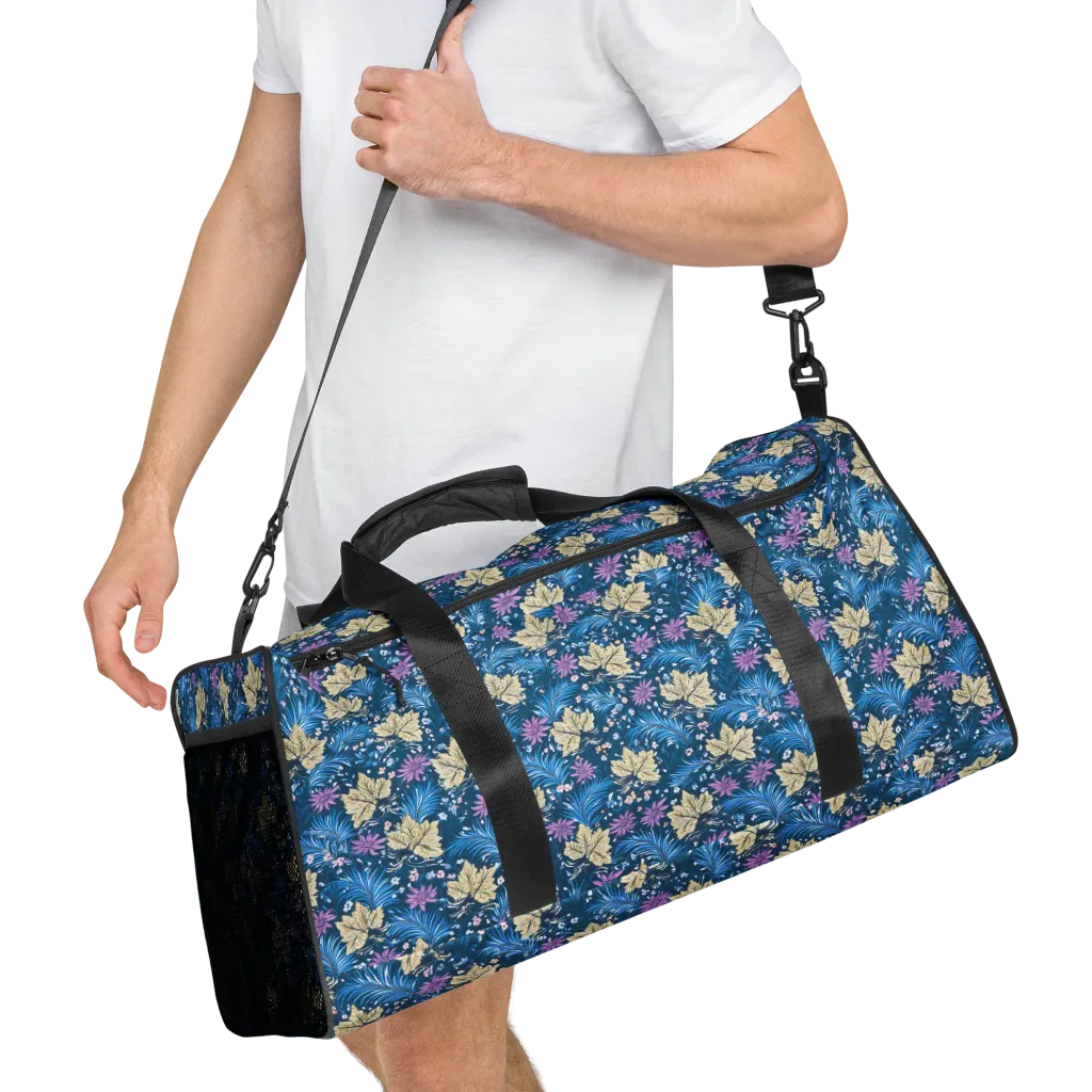 Midnight Meadow on Duffle Bag — Right Front