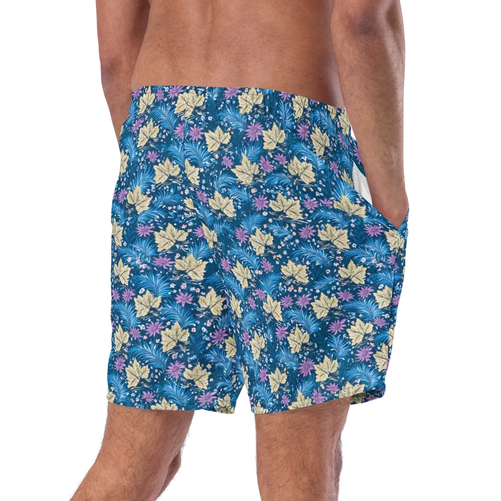 Midnight Meadow on Swim Trunks — Right Back