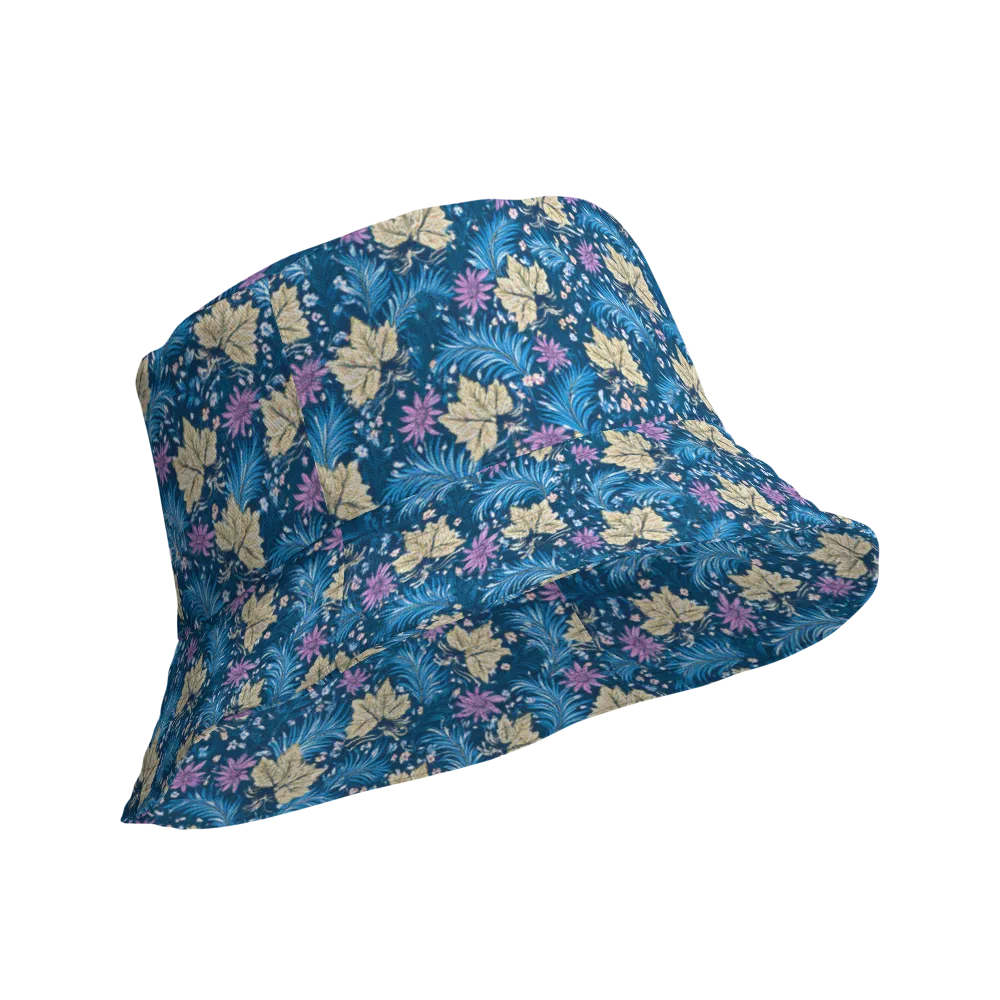 Midnight Meadow on Reversible Bucket Hat — Product details Outside