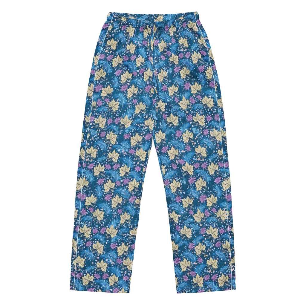 Midnight Meadow on Women's Pajama Pants — Front
