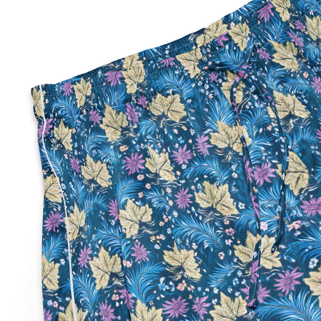 Midnight Meadow on Women's Pajama Shorts — Product details