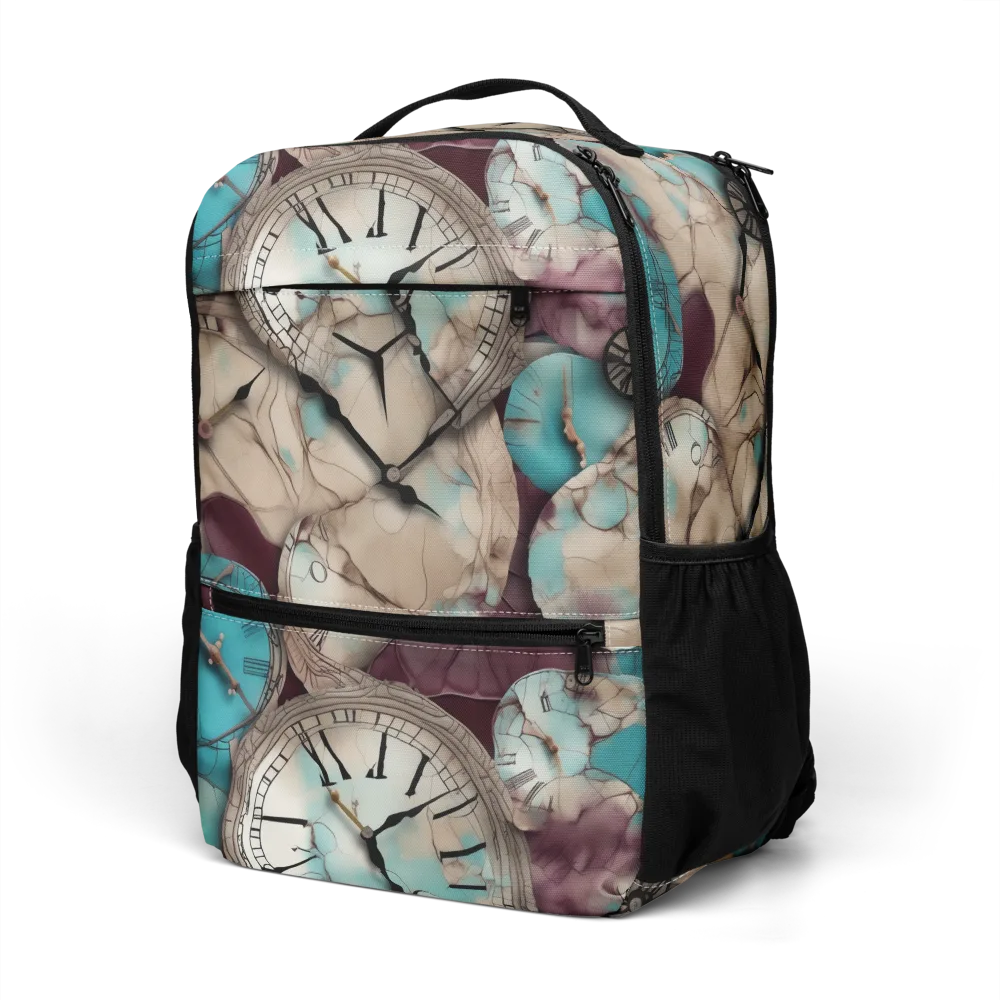 Midnight Horology on Utility Backpack — Left Front
