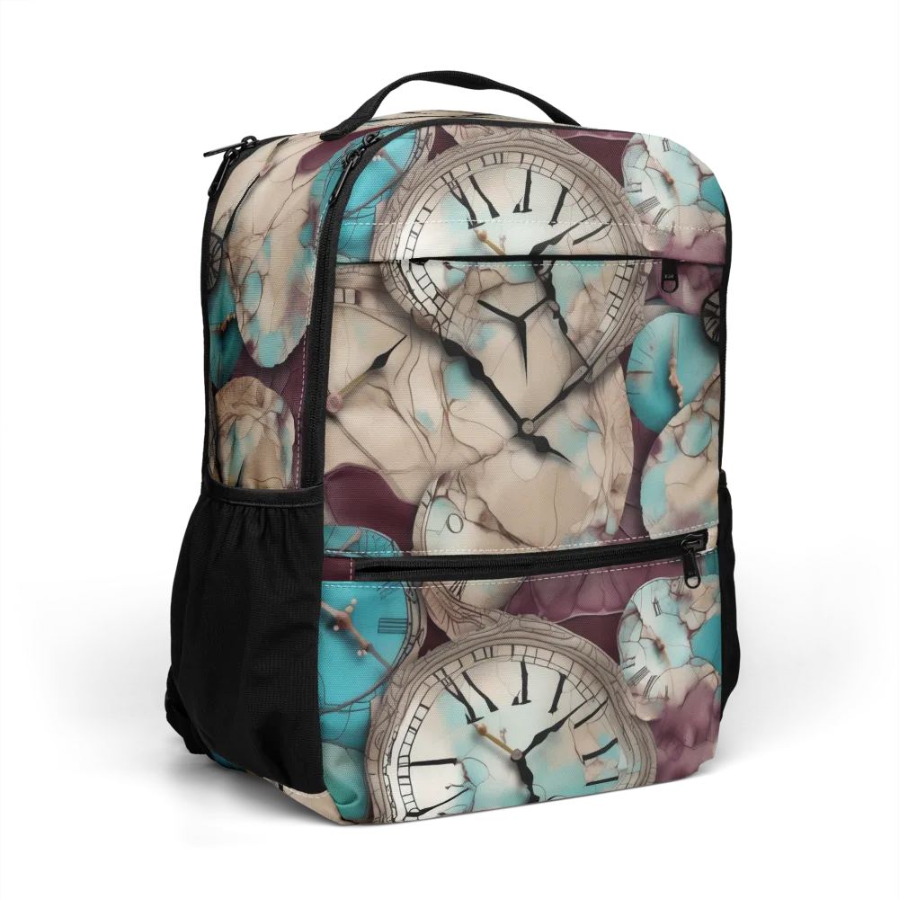 Midnight Horology on Utility Backpack — Right Front