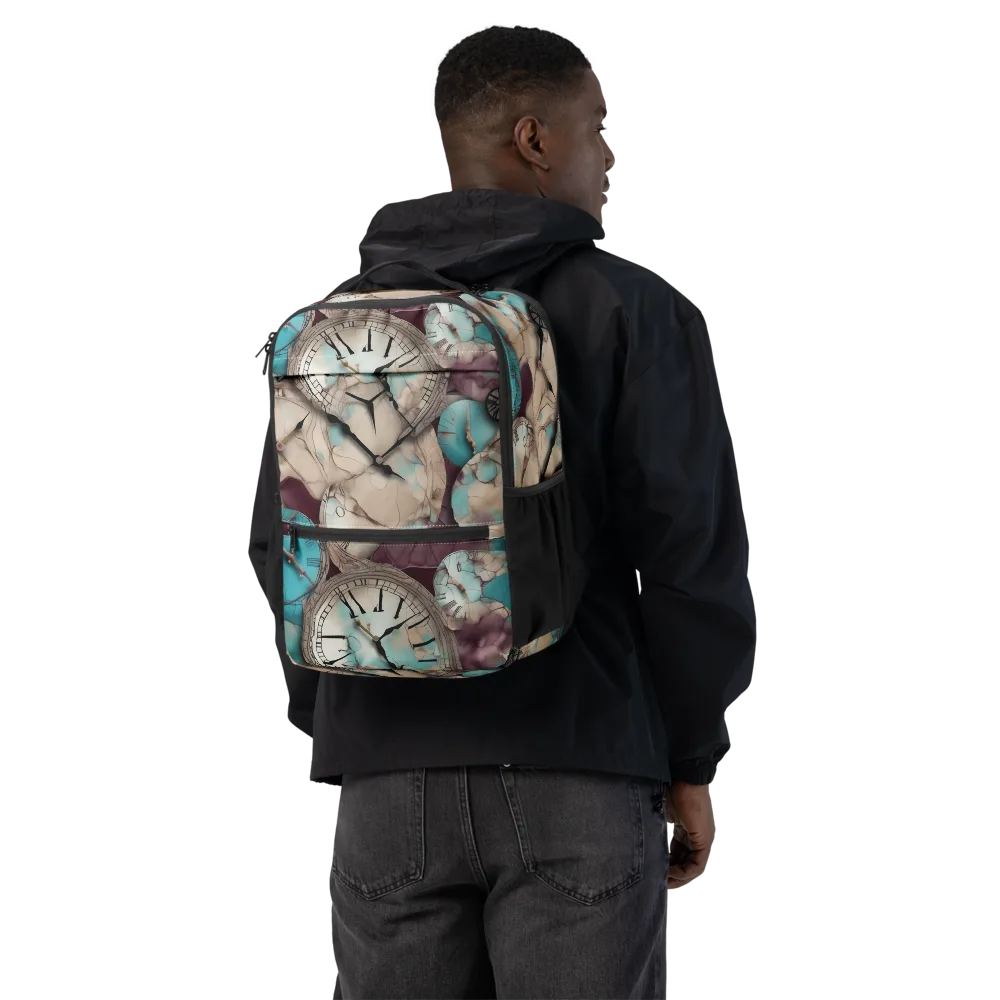 Midnight Horology on Utility Backpack — Back