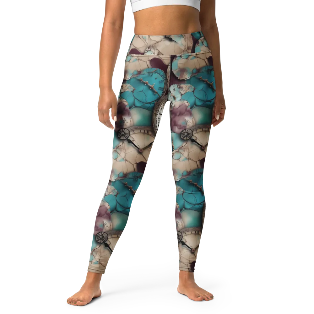 Midnight Horology on Yoga Leggings — Front