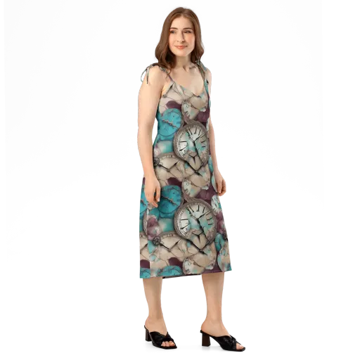 Midnight Horology on a Slip Dress