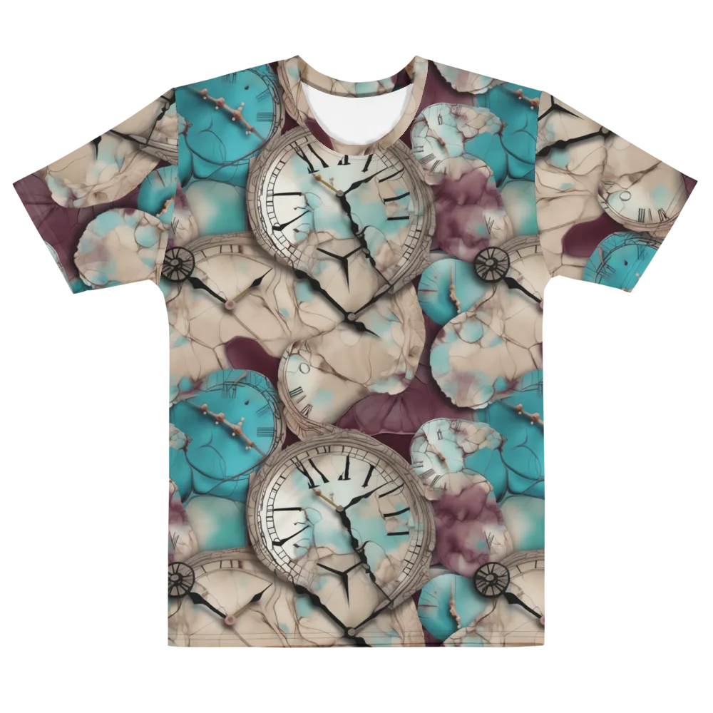 Midnight Horology on Men's Cotton Crew Neck T-Shirt — Front