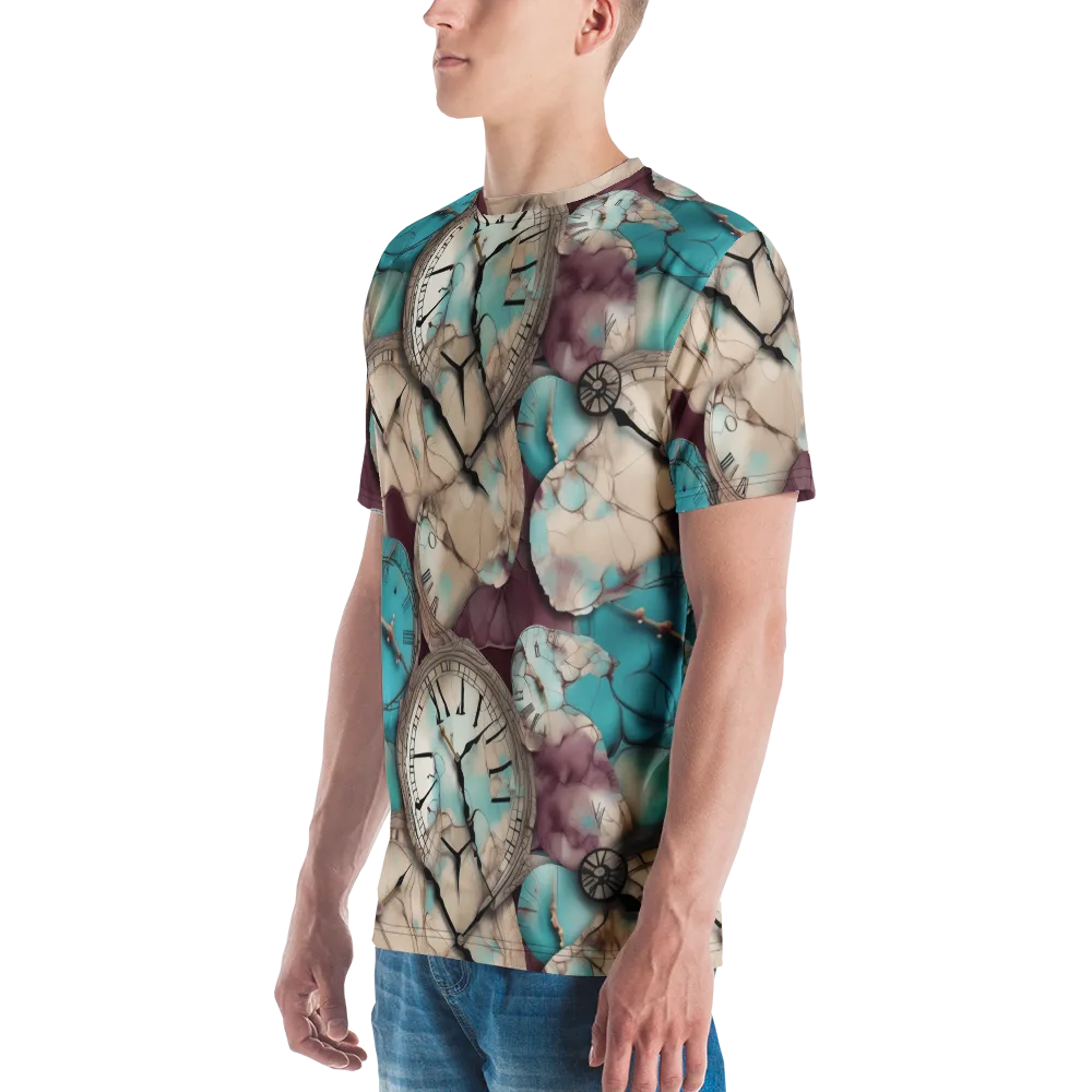Midnight Horology on Men's Crew Neck T-Shirt — Left