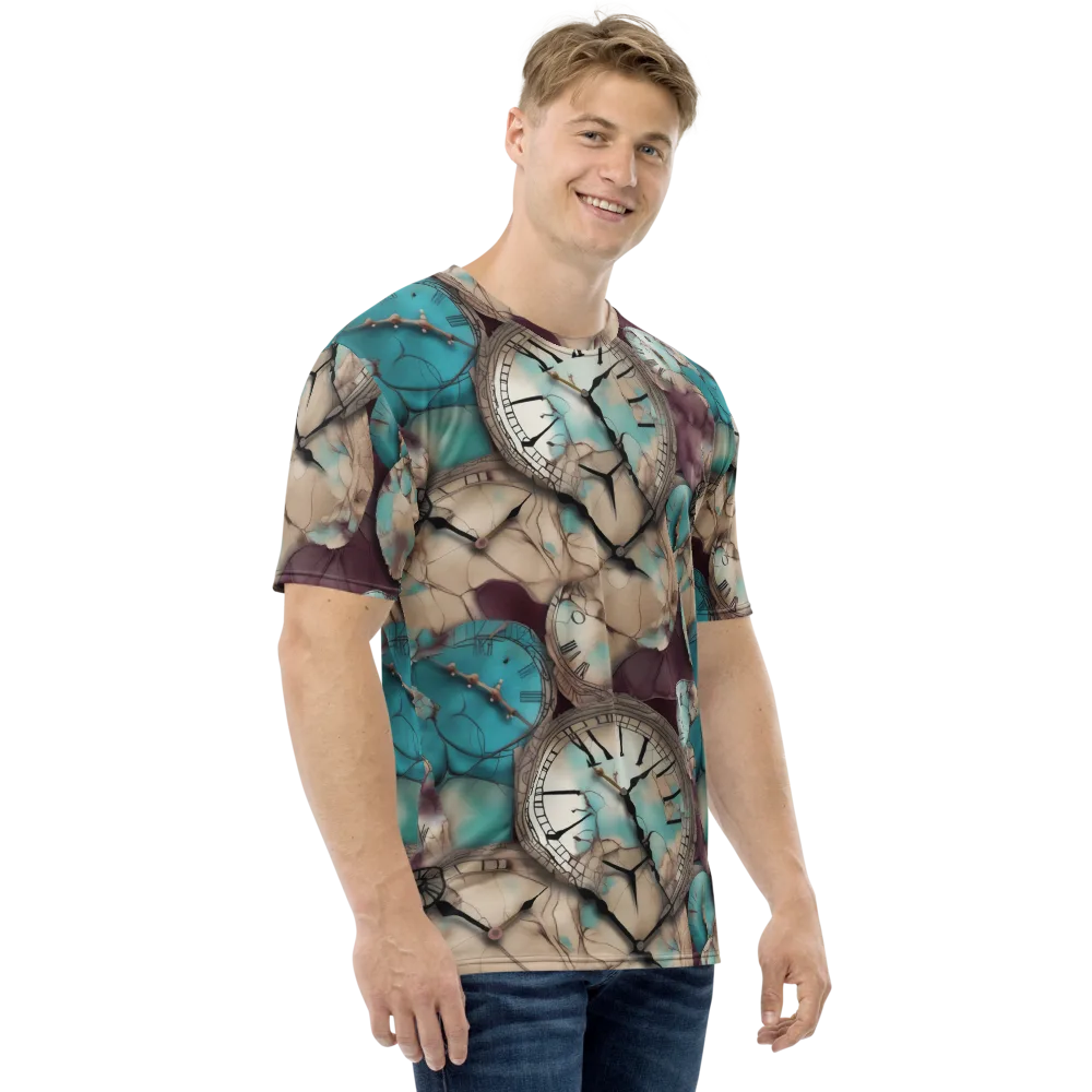 Midnight Horology on Men's Crew Neck T-Shirt — Right