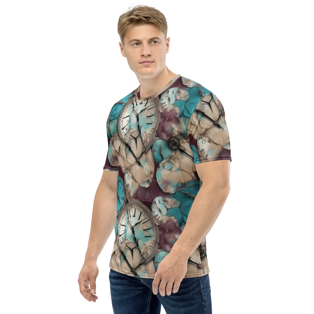 Midnight Horology on Men's Crew Neck T-Shirt — Left