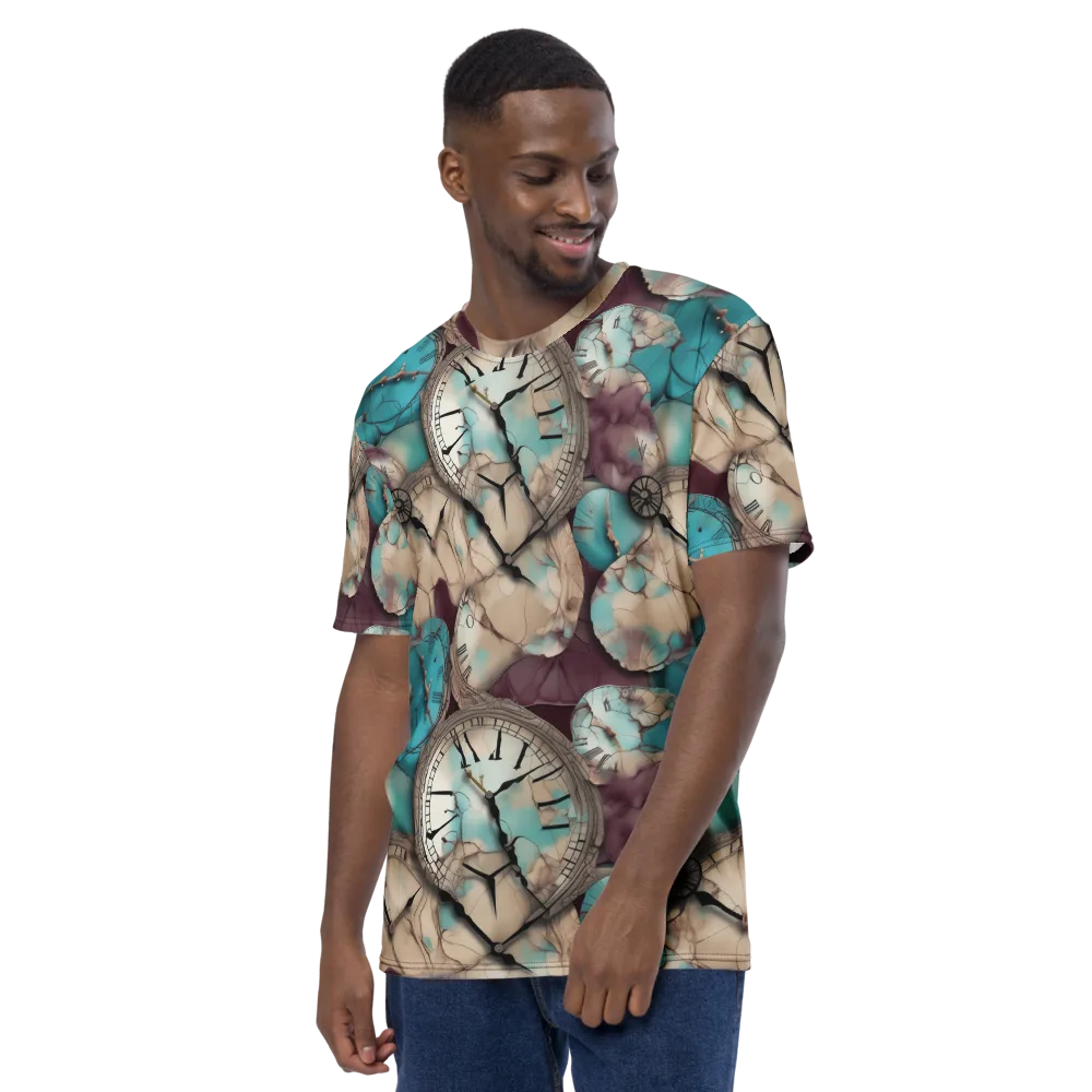 Midnight Horology on Men's Crew Neck T-Shirt — Left