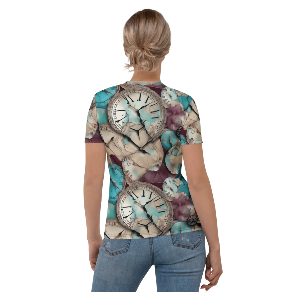 Midnight Horology on Women's Crew Neck T-Shirt — Back