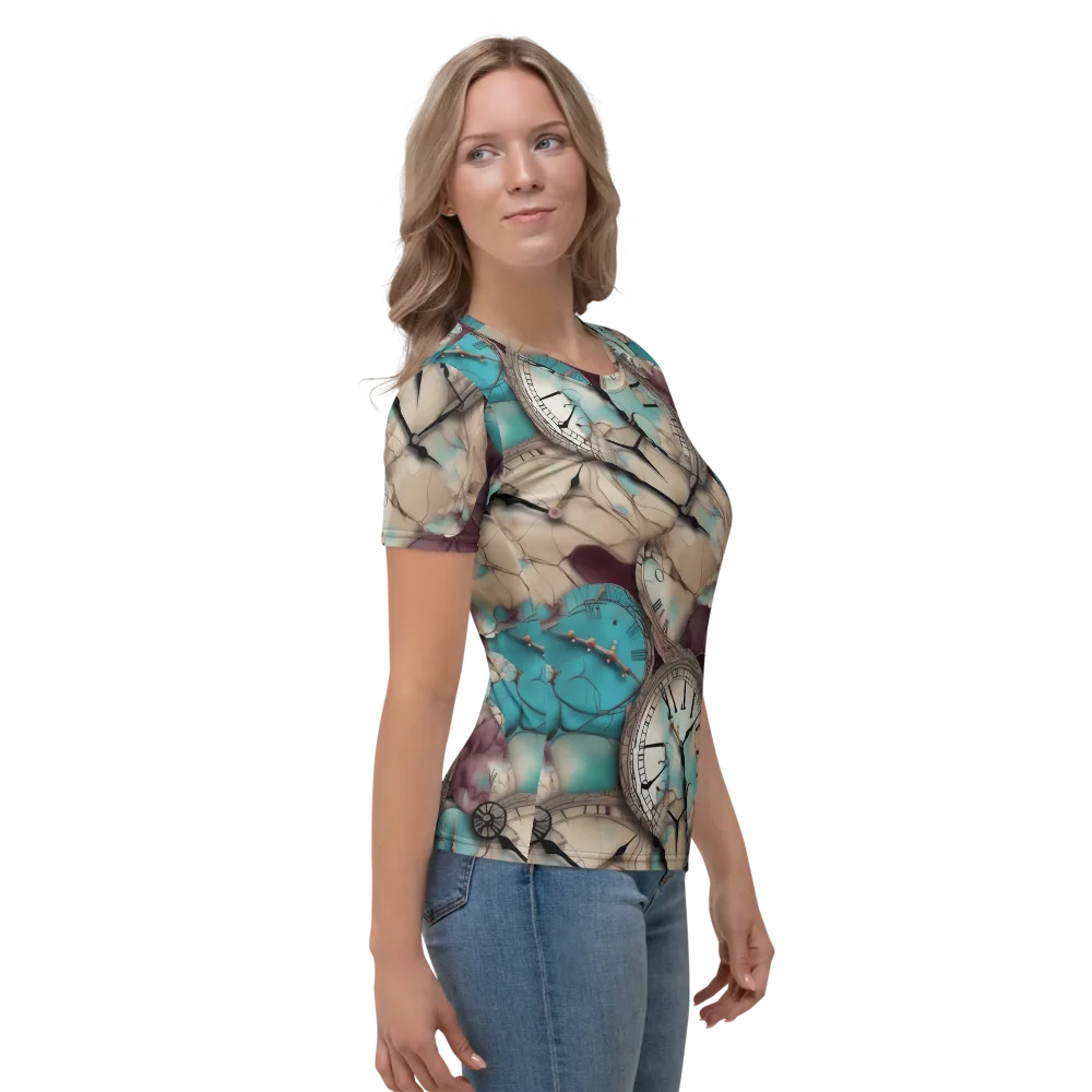 Midnight Horology on Women's Crew Neck T-Shirt — Right