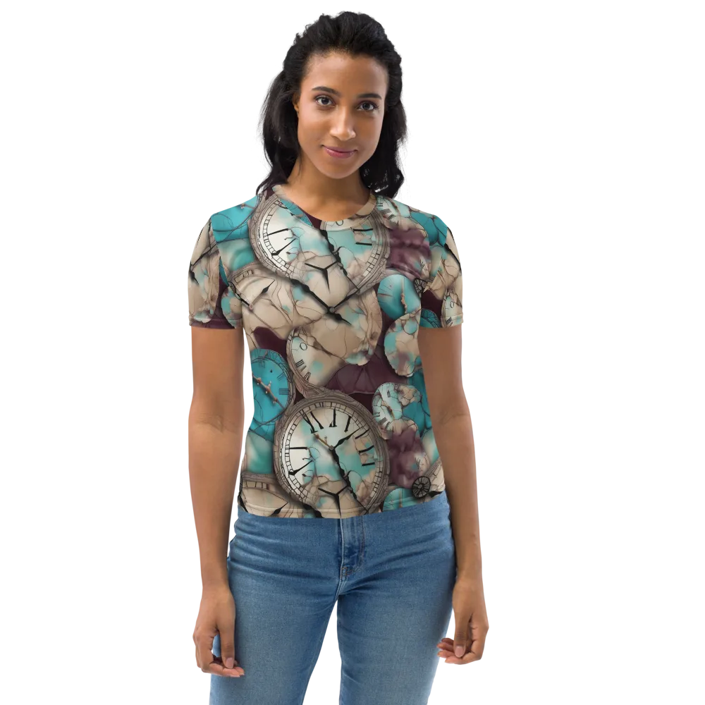 Midnight Horology on Women's Crew Neck T-Shirt — Front