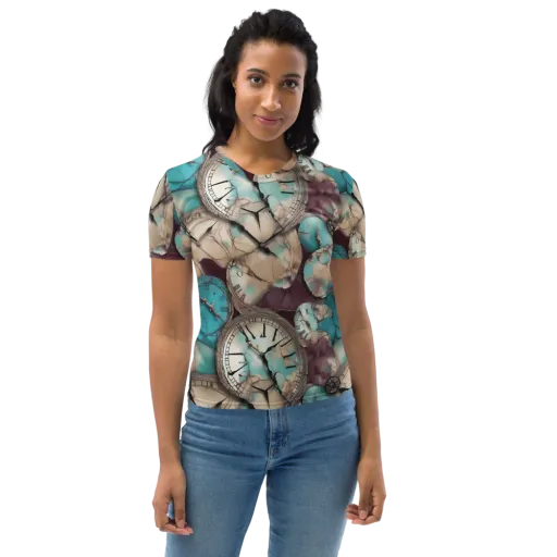 Midnight Horology on a Women's Crew Neck T-Shirt
