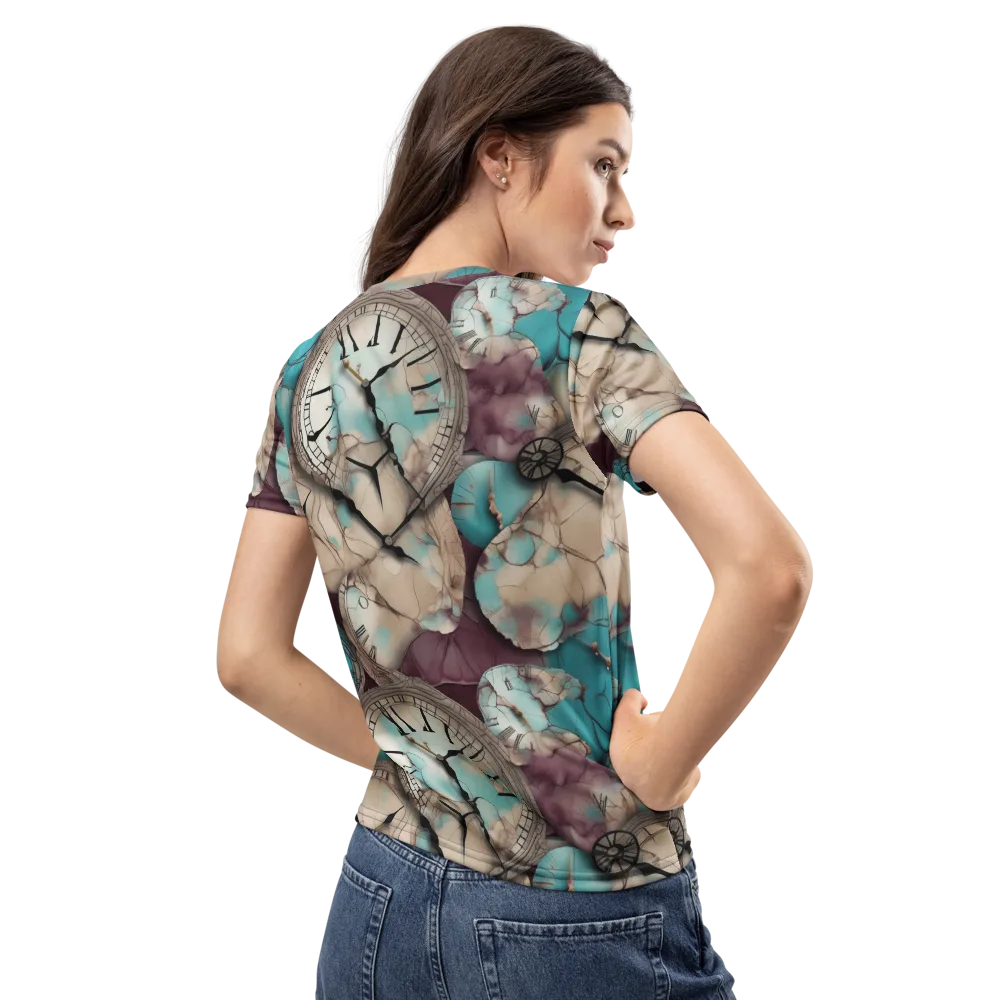 Midnight Horology on Women's Crew Neck T-Shirt — Back
