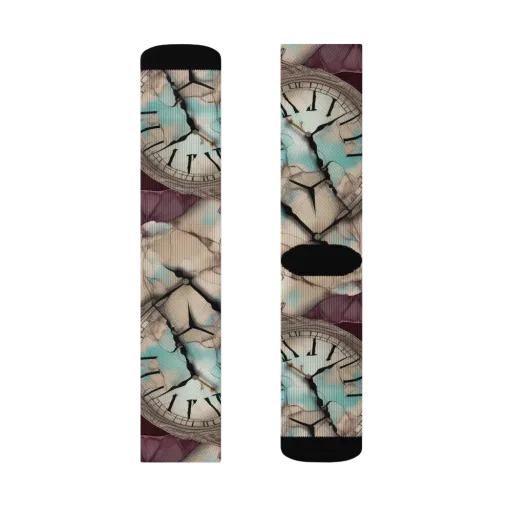 Midnight Horology on a Socks