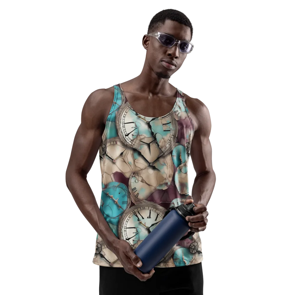 Midnight Horology on Men's Tank Top — Front