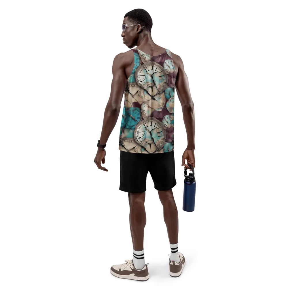 Midnight Horology on Men's Tank Top — Back