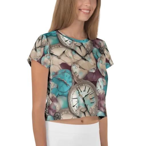 Midnight Horology on a Crop Tee