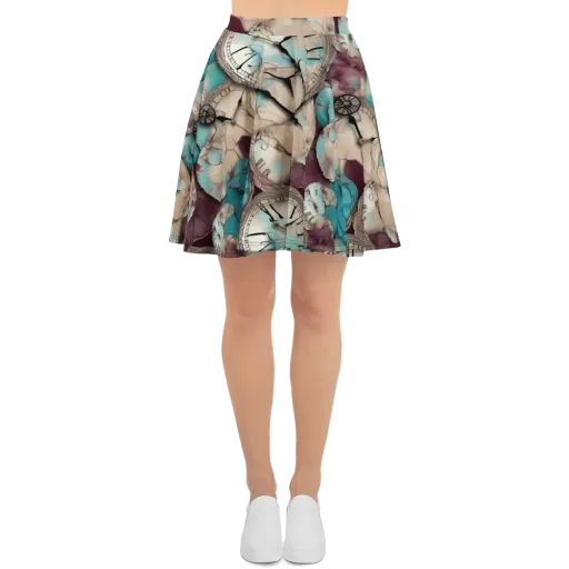 Midnight Horology on a Skater Skirt