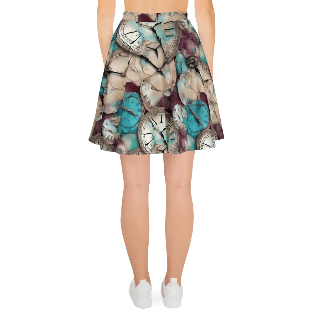 Midnight Horology on Skater Skirt — Back