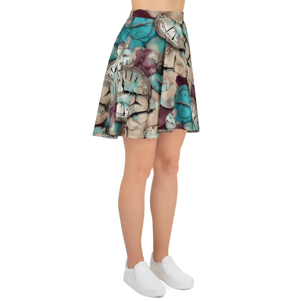 Midnight Horology on Skater Skirt — Right
