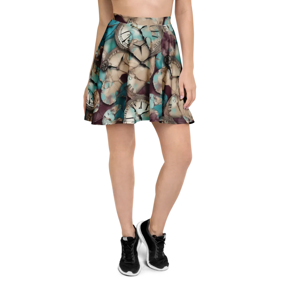 Midnight Horology on Skater Skirt — Front