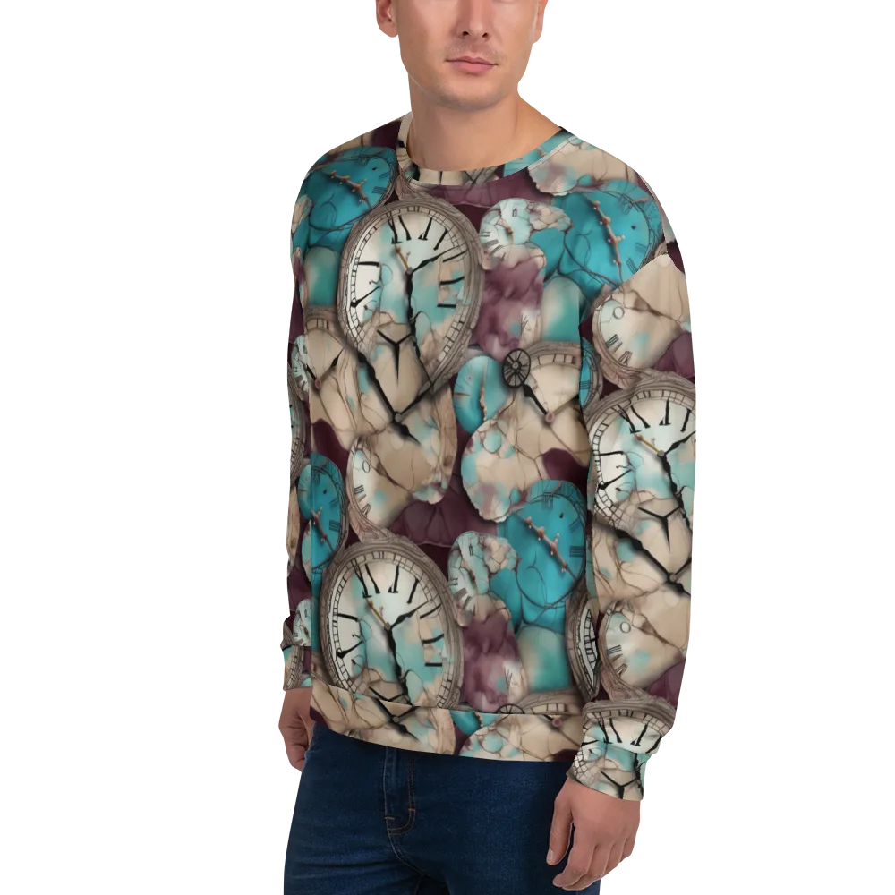 Midnight Horology on Sweatshirt — Left Front