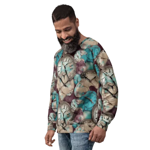 Midnight Horology on a Sweatshirt