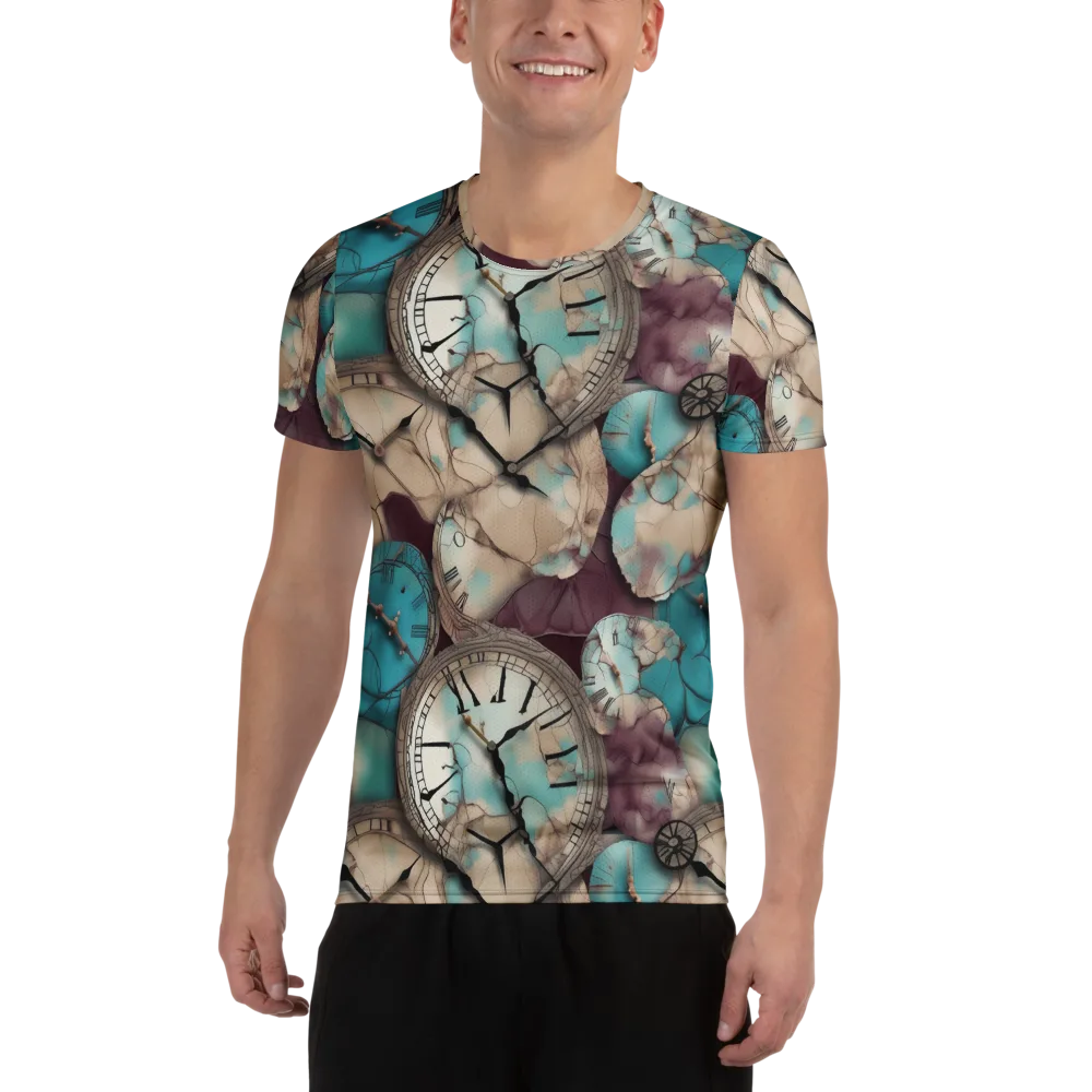 Midnight Horology on Men's Athletic T-Shirt — Front