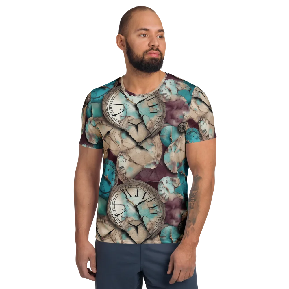 Midnight Horology on Men's Athletic T-Shirt — Front