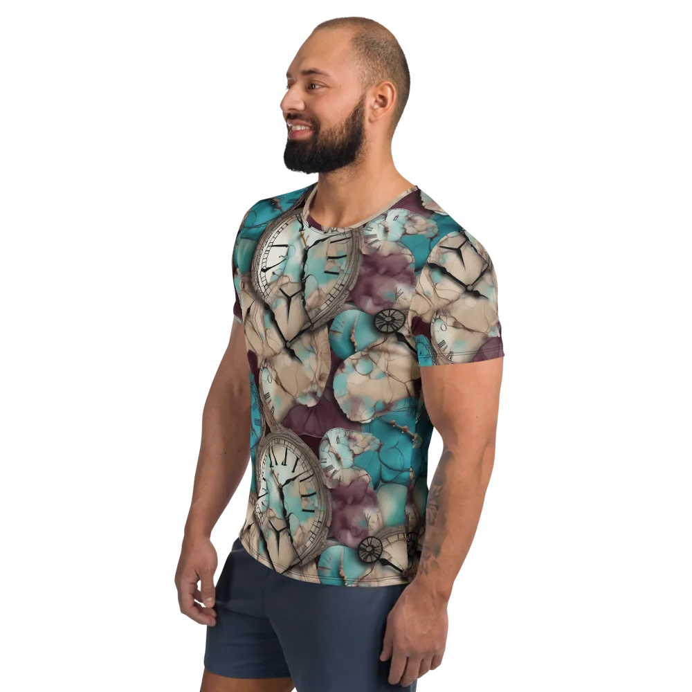 Midnight Horology on Men's Athletic T-Shirt — Left